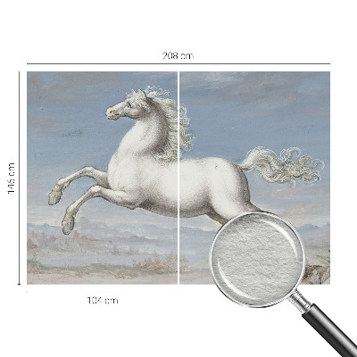 Papel de parede para sala Cavalos no salto