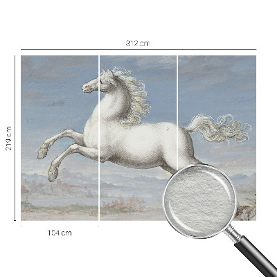 Papel de parede para sala Cavalos no salto