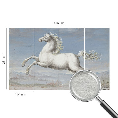Papel de parede para sala Cavalos no salto