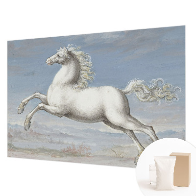 Papel de parede para sala Cavalos no salto