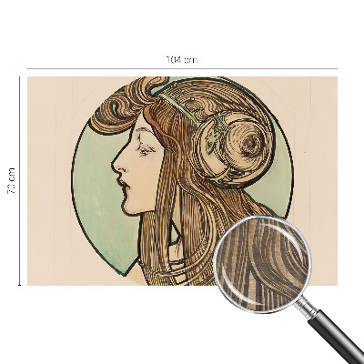 Mural fotográfico Retrato Art Nouveau