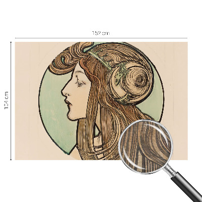 Mural fotográfico Retrato Art Nouveau