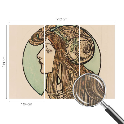 Mural fotográfico Retrato Art Nouveau