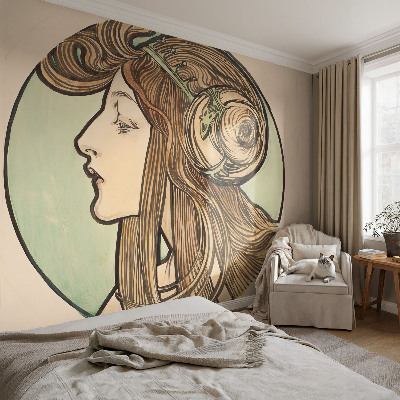Mural fotográfico Retrato Art Nouveau