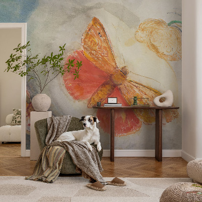 Papel de parede Borboletas coloridas