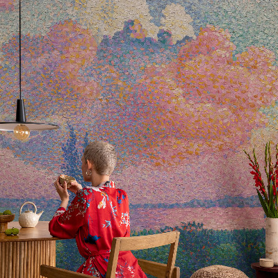 Mural de fotos na parede Paisagem colorida