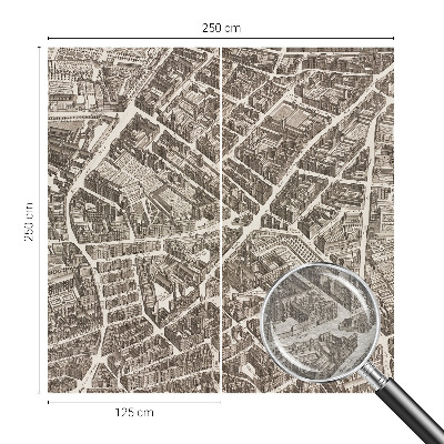 Papel de parede para quarto Labirinto urbano