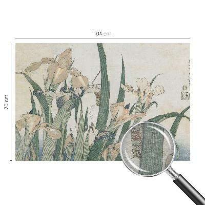 Papel de parede para sala Íris delicadas