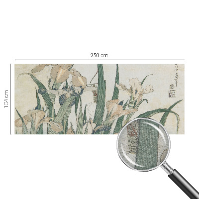 Papel de parede para sala Íris delicadas