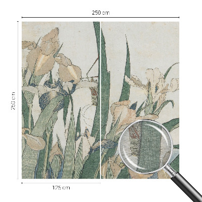 Papel de parede para sala Íris delicadas