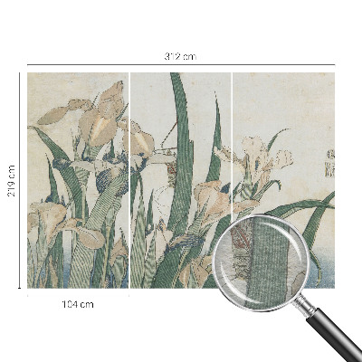 Papel de parede para sala Íris delicadas