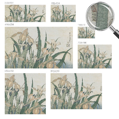 Papel de parede para sala Íris delicadas
