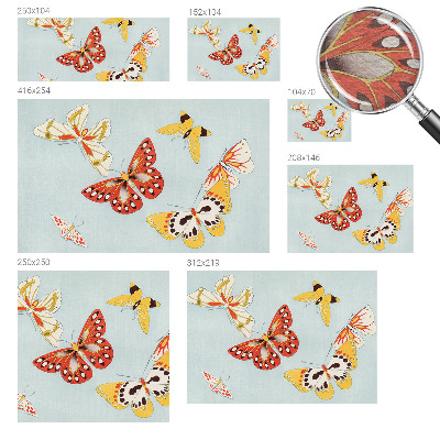 Papel de parede Borboletas artísticas