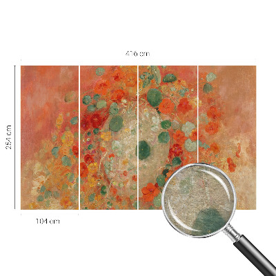 Mural fotográfico Flores abstratas