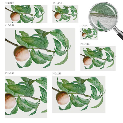 Mural de parede Pêssego maduro