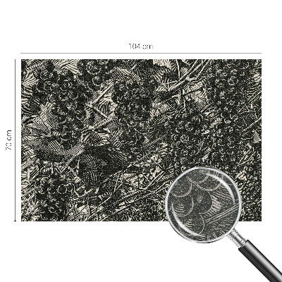 Papel de parede decorativo Estampa de uva