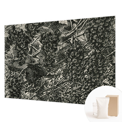 Papel de parede decorativo Estampa de uva