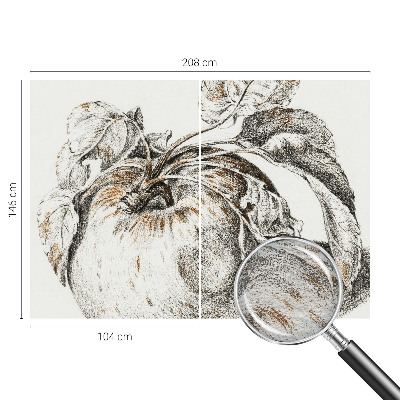 Fotomural Folhas de maçã