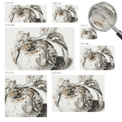 Fotomural Folhas de maçã