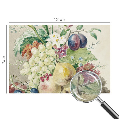 Papel de parede fotográfico Flores e frutos