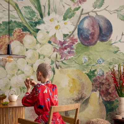 Papel de parede fotográfico Flores e frutos