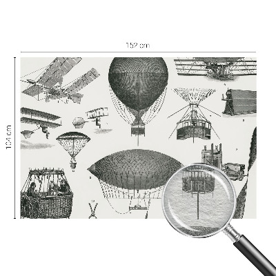 Papel de parede decorativo História da aviação