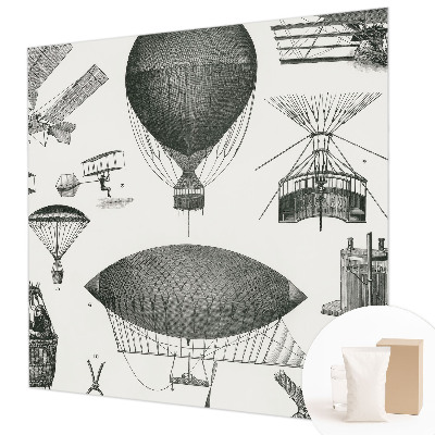 Papel de parede decorativo História da aviação