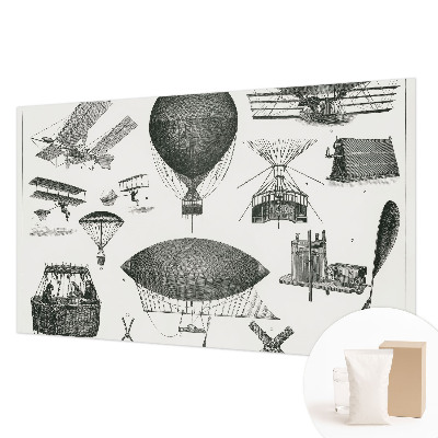 Papel de parede decorativo História da aviação