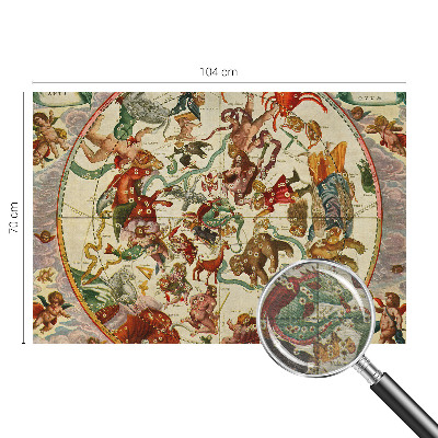 Mural de fotos na parede Composições estelares