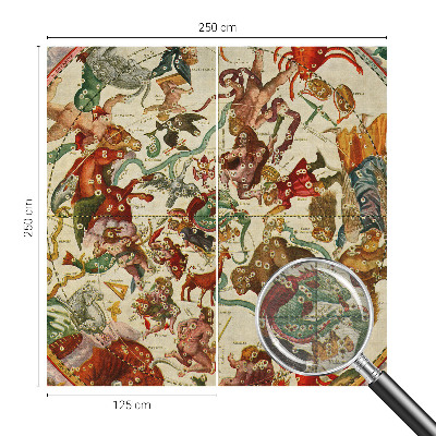 Mural de fotos na parede Composições estelares