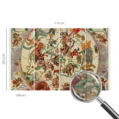 Mural de fotos na parede Composições estelares