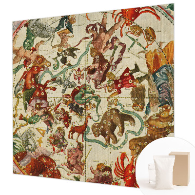 Mural de fotos na parede Composições estelares