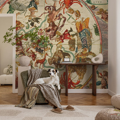 Mural de fotos na parede Composições estelares