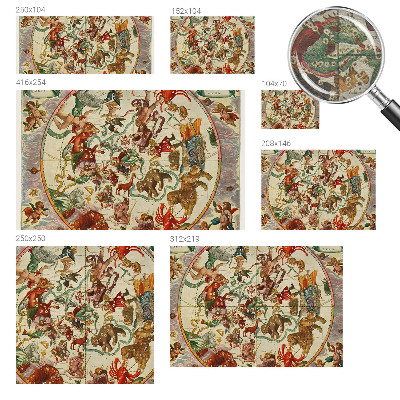 Mural de fotos na parede Composições estelares