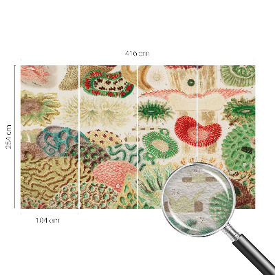 Papel de parede decorativo Formas orgânicas