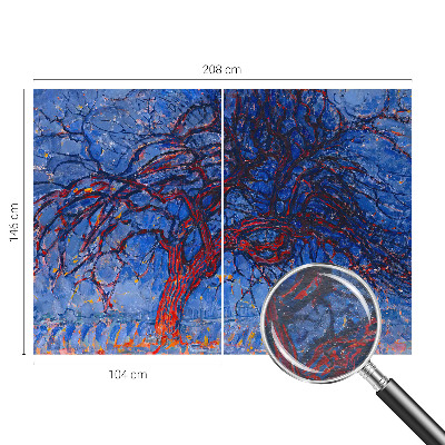 Papel de parede para sala Árvore da Chama
