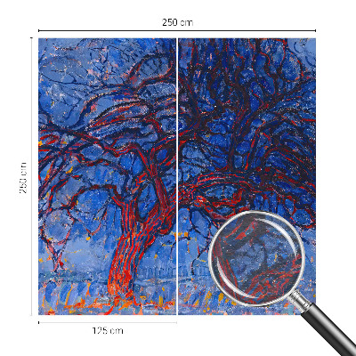Papel de parede para sala Árvore da Chama