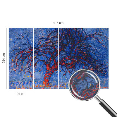 Papel de parede para sala Árvore da Chama