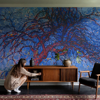 Papel de parede para sala Árvore da Chama