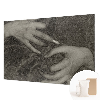 Mural de fotos na parede Material para as mãos