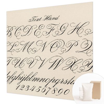 Papel de parede fotográfico Escrita caligráfica