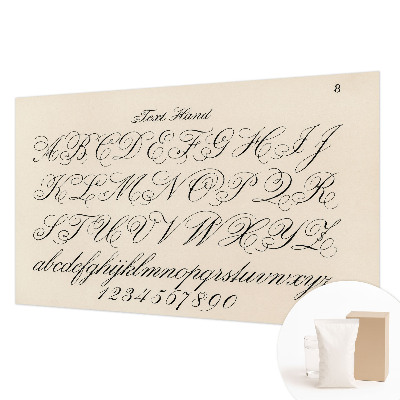 Papel de parede fotográfico Escrita caligráfica