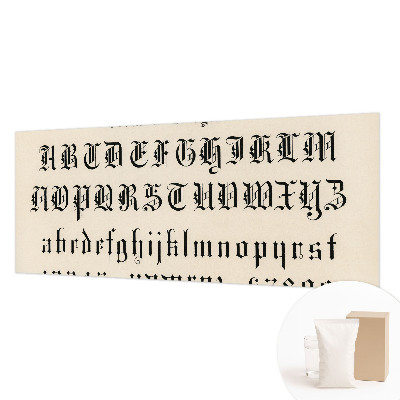 Mural fotográfico Letras góticas