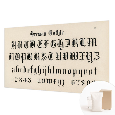 Mural fotográfico Letras góticas