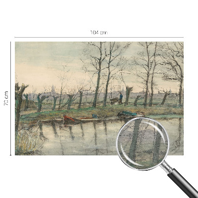 Papel de parede para quarto Paisagem de inverno