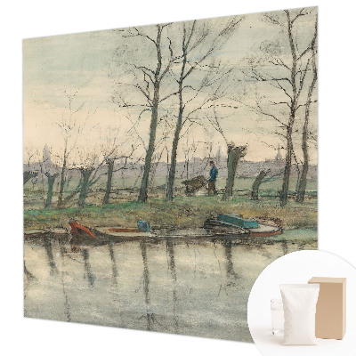 Papel de parede para quarto Paisagem de inverno