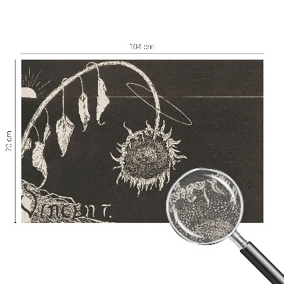 Mural fotográfico Girassol nostálgico