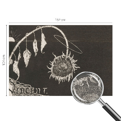 Mural fotográfico Girassol nostálgico