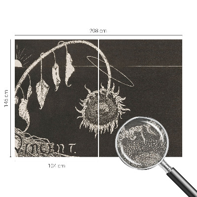 Mural fotográfico Girassol nostálgico