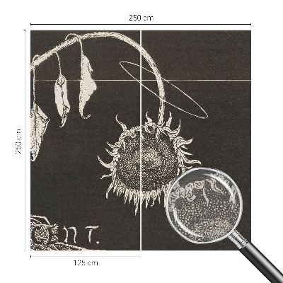 Mural fotográfico Girassol nostálgico